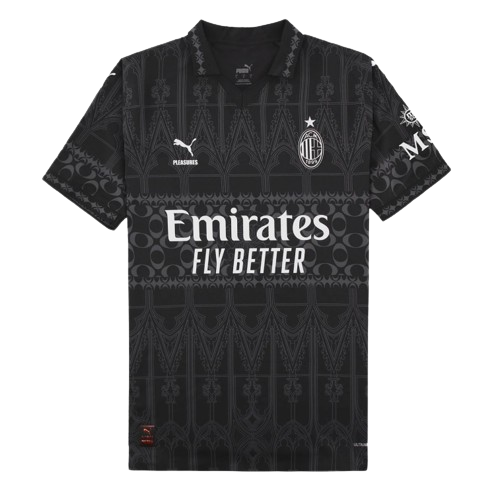 maglia ac milan 2023-2024 4th thailandia fourth nero